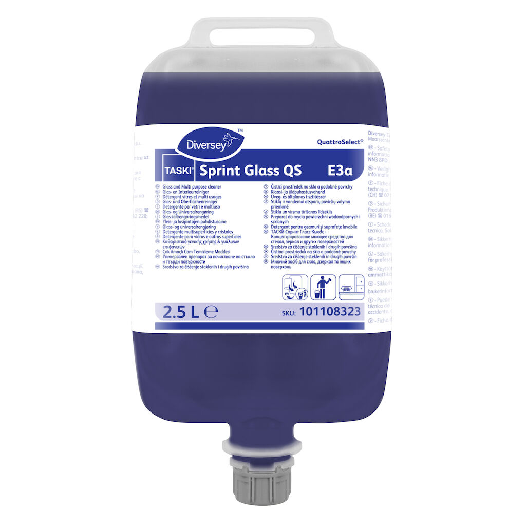 TASKI Sprint Glass QS E3a 2x2.5L - Lasi- ja kovien pintojen puhdistusaine